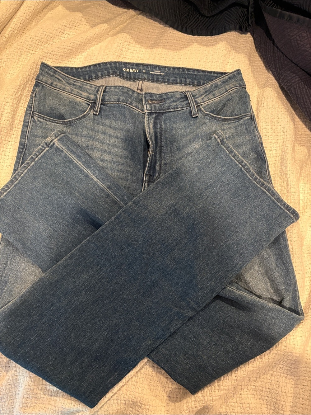 Old Navy Women's Medium Blue Boot Cut Jeans
